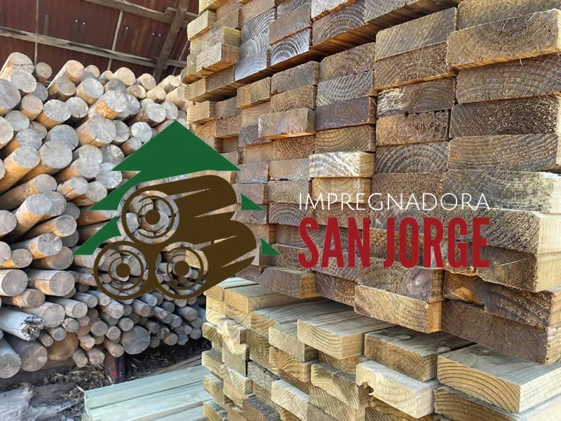 Madera tratada para resistir mejor el uso exterior